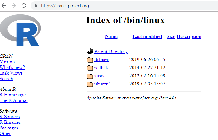 \label{fig:linux2}Download em Linux